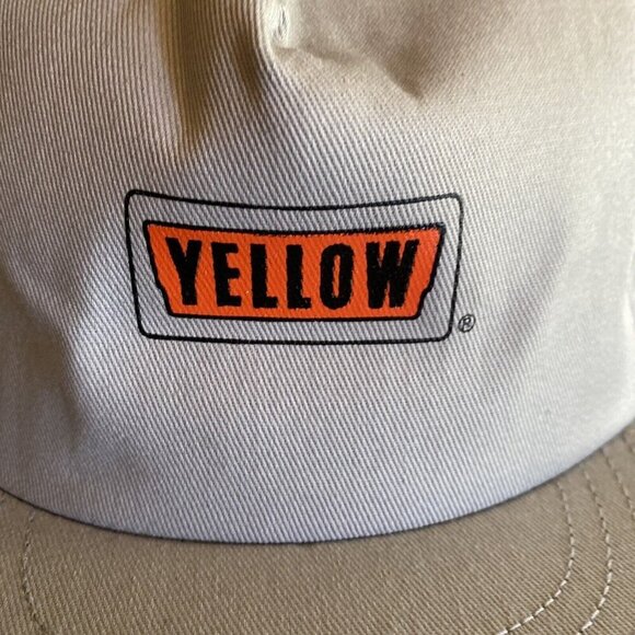 Yellow Freight Trucking Company Gray Snapback Hat Cap Meshback Adjustable - Picture 2 of 6